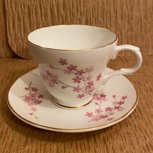 Beautiful Tea Cup and Saucer, Crown Trent